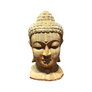 Meditating Buddha Head Statue - Large - Majestic Fountains.jpg