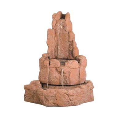 Medium Corner Rock Fountain in Cast Stone - Majestic Fountains.jpg
