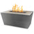 The Outdoor Plus Mesa Rectangle Metal Fire Pit + Free Cover
