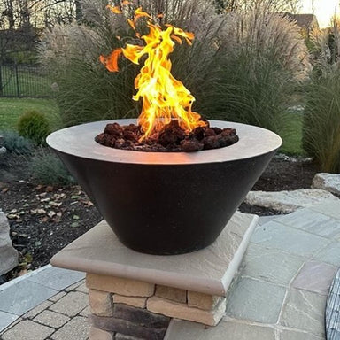 HPC Mesa Copper Fire Bowl - Majestic Fountains and More