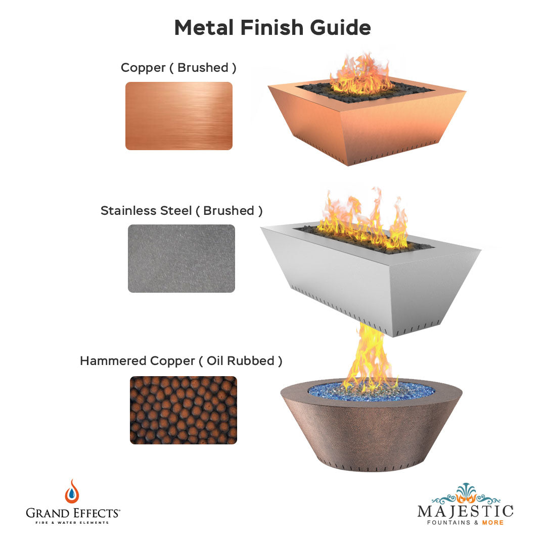 Metal Finish Guide - Majestic Fountain
