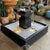 Miramar 4 way spill fountain with Square basin -1817 - Majestic Fountains and More