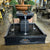 Miramar 4 way spill fountain with Square basin -1817 - Majestic Fountains and More