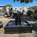 Miramar 4 way spill fountain with Square basin -1817- Majestic Fountains and More
