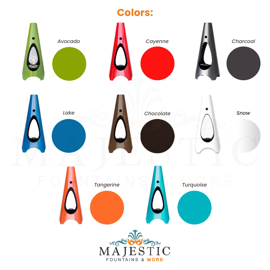 Mod Fire Color Swatch - Majestic Fountains