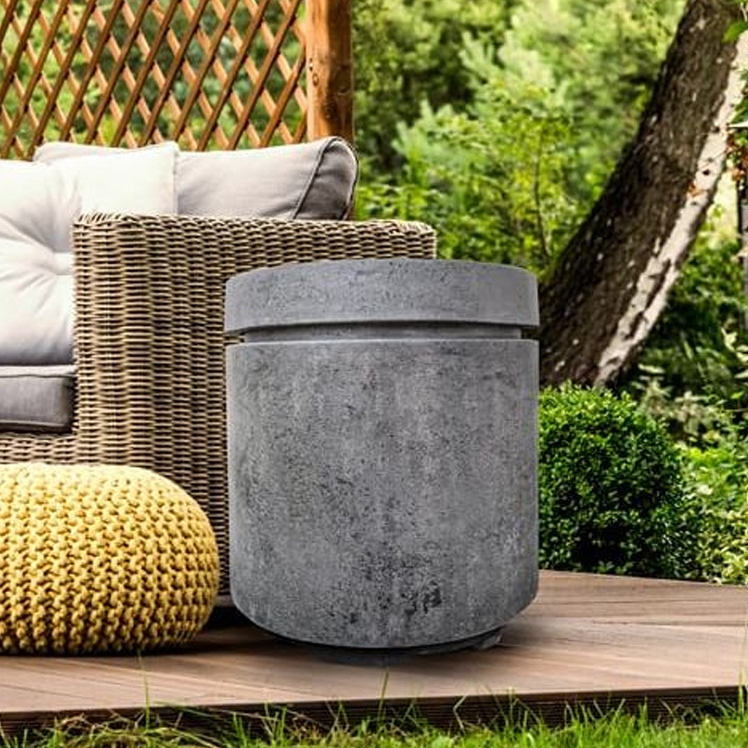 Mod Propane Enclosure PH-411 in GFRC by Prism Hardscapes - Majestic Fountains