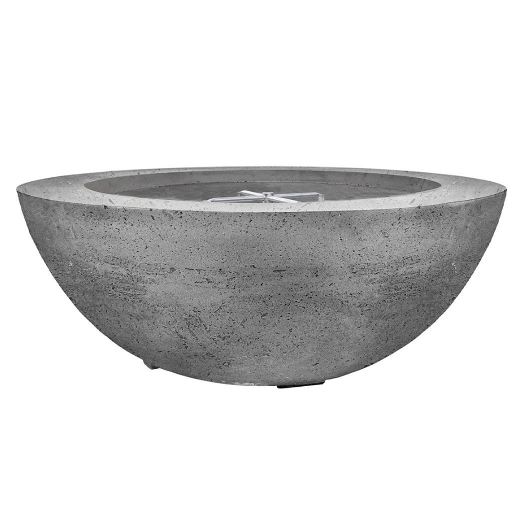 Moderno 6 Fire Pit in GFRC Concrete by Prism Hardscapes - Majestic Fountains