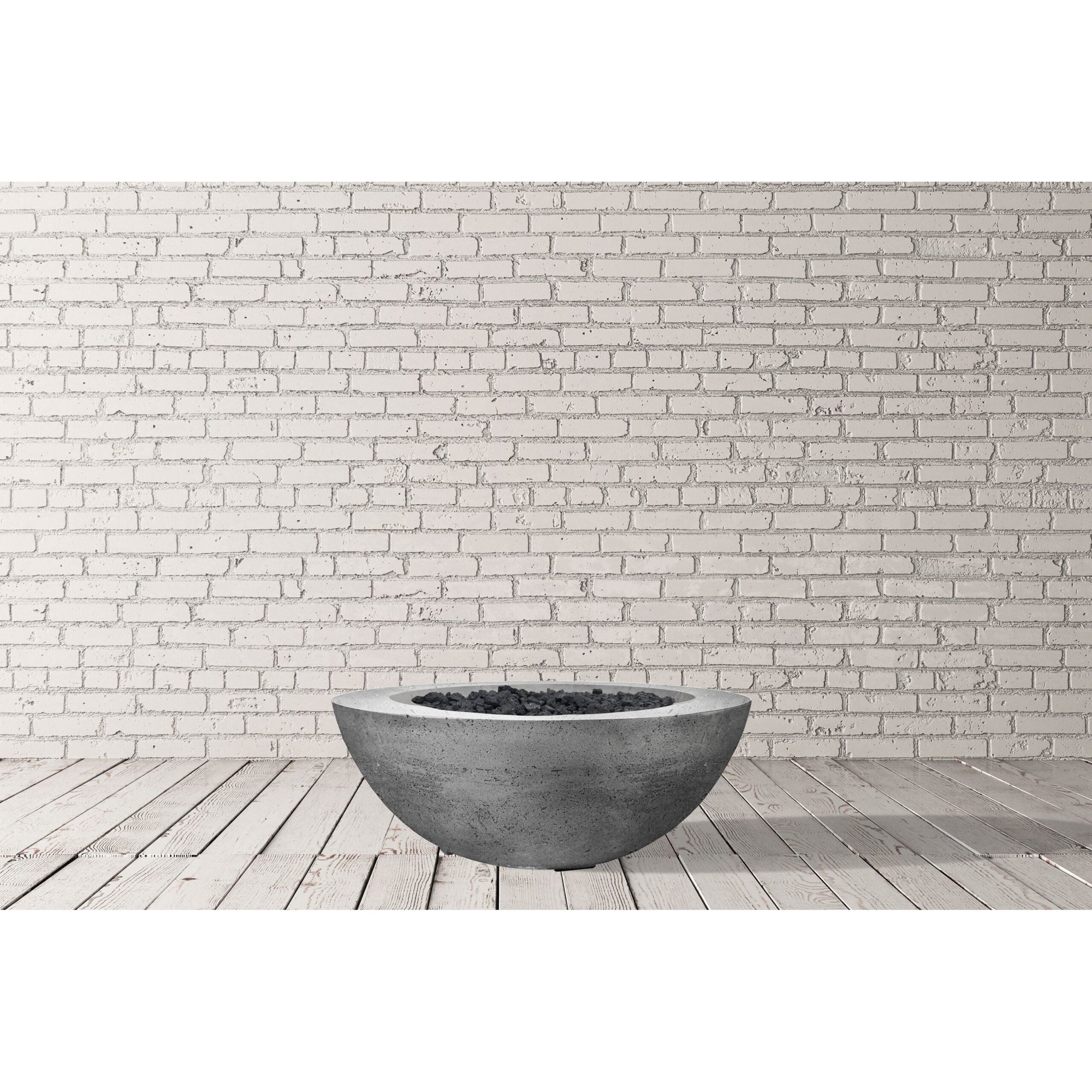 Moderno 6 Fire Table in GFRC Concrete by Prism Hardscapes - Majestic Fountains and More