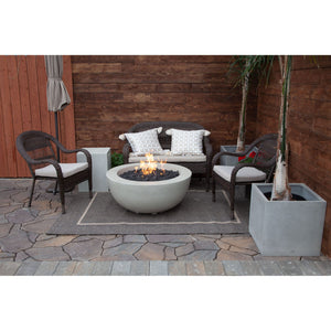 Moderno 8 Fire Table in GFRC Concrete by Prism Hardscapes - Majestic Fountains and More