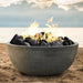 Moderno 1 Fire Pit PH-400 in GFRC Concrete- Majestic Fountains