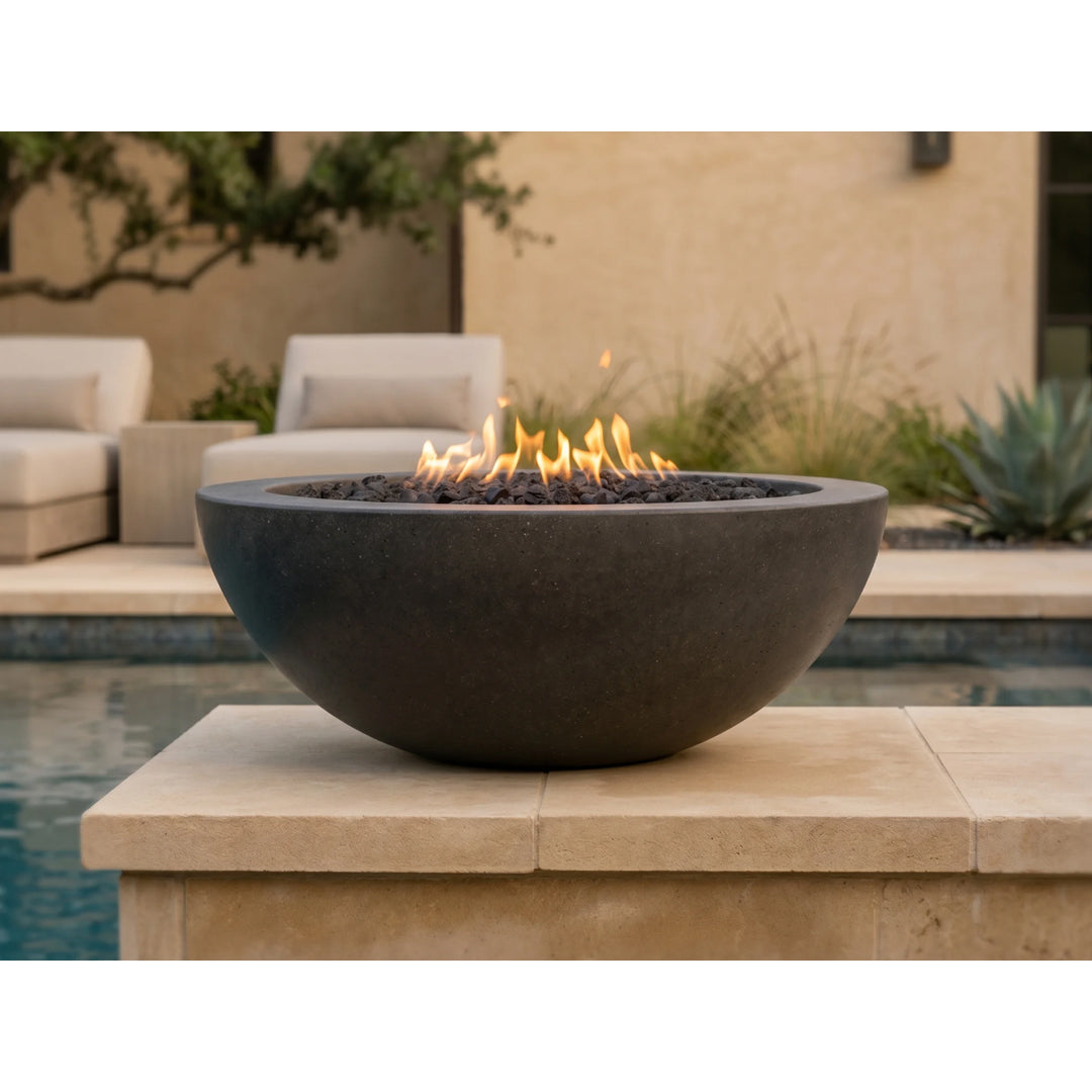 Moderno 2 Fire Bowl PH-446-FB in GFRC - Majestic Fountains
