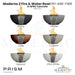 Moderno 2 Fire & Water Bowl PH-446-FWB in GFRC - Majestic Fountains