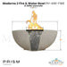 Moderno 2 Fire & Water Bowl PH-446-FWB in GFRC Size - Majestic Fountains