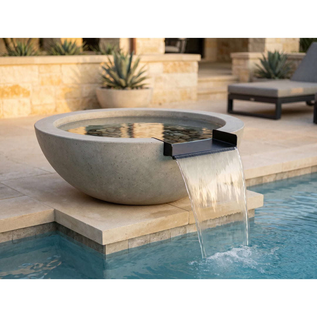 Moderno 2 Water Bowl PH-446-WB in GFRC - Majestic Fountains