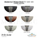 Moderno 2 Water Bowl PH-446-WB in GFRC - Majestic Fountains