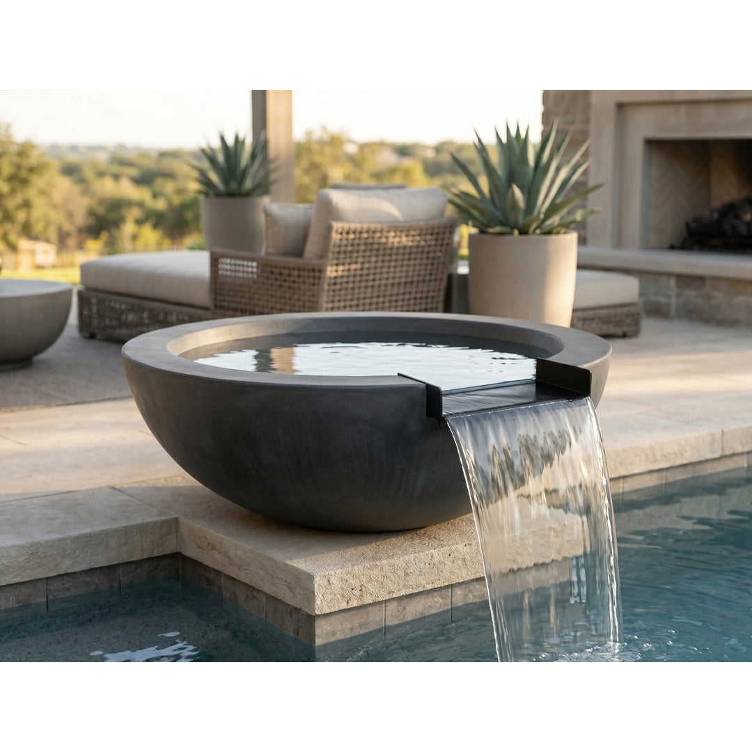 Moderno 2 Water Bowl PH-446-WB in GFRC - Majestic Fountains
