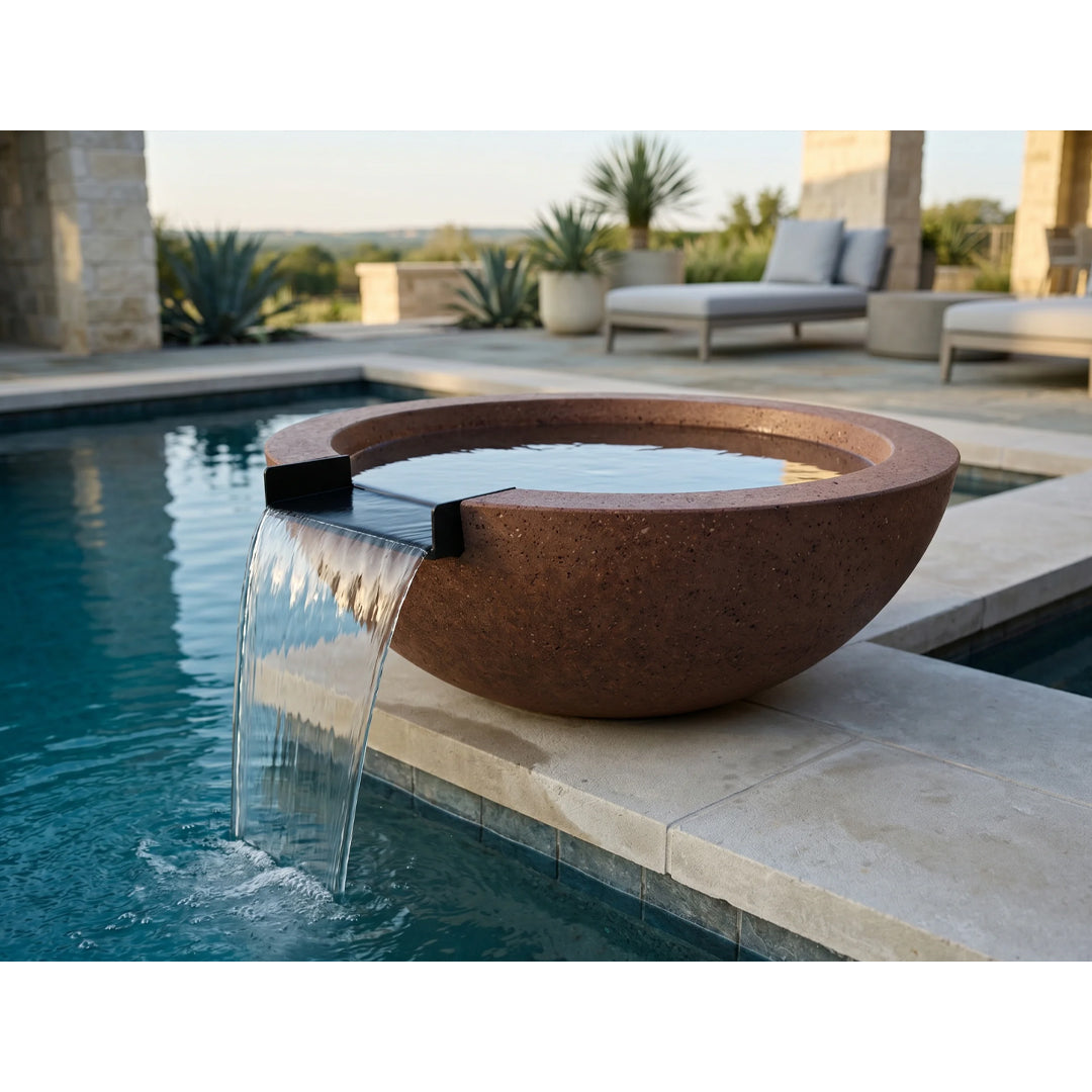 Moderno 2 Water Bowl PH-446-WB in GFRC - Majestic Fountains