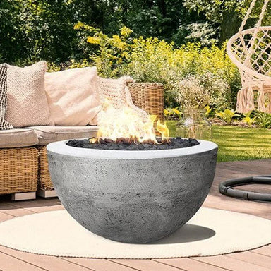 Moderno 3 Fire Pit PH-402 in GFRC Concrete - Majestic Fountains