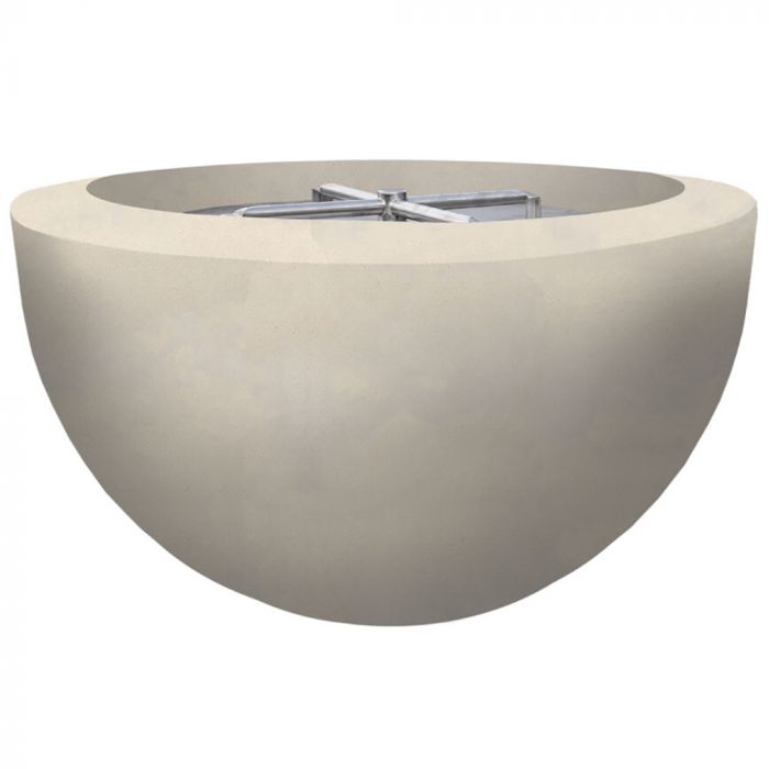 Moderno 3 Fire Table in GFRC Concrete by Prism Hardscapes - Majestic Fountains and More