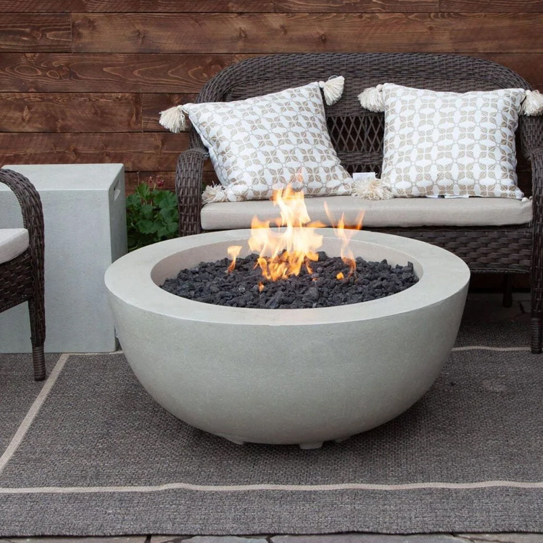 Moderno 8 Fire Pit PH-455 in GFRC Concrete - Majestic Fountains