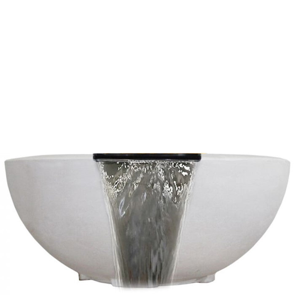 Moderno 2 Water Bowl in GFRC Concrete by Prism Hardscapes - Majestic Fountains and More