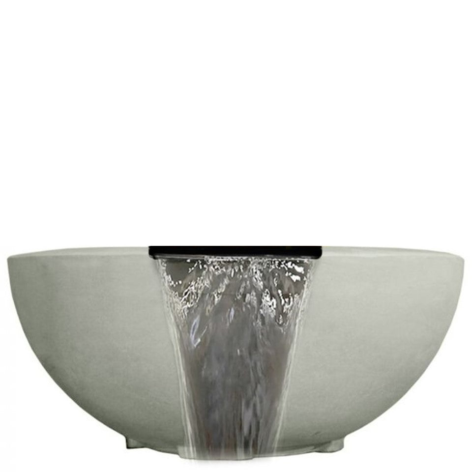 Moderno 2 Water Bowl in GFRC Concrete by Prism Hardscapes - Majestic Fountains and More