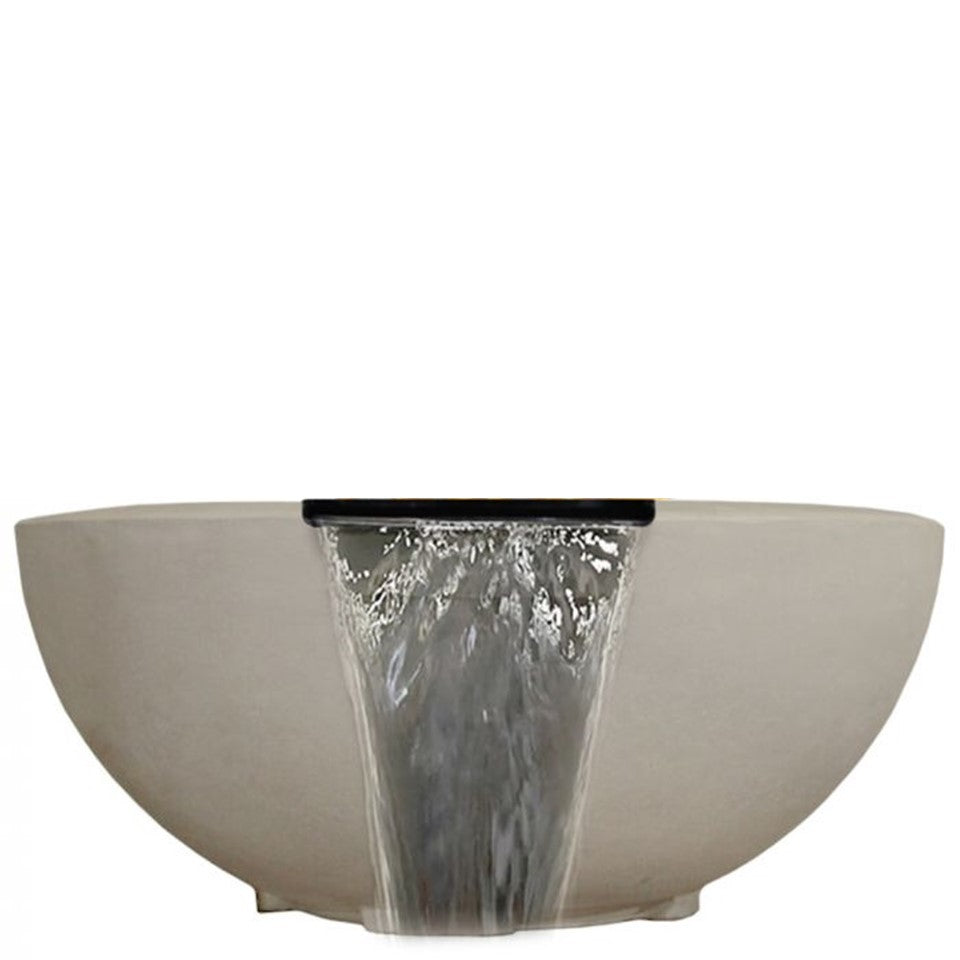 Moderno 2 Water Bowl in GFRC Concrete by Prism Hardscapes - Majestic Fountains and More