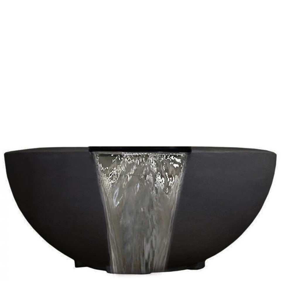 Moderno 2 Water Bowl in GFRC Concrete by Prism Hardscapes - Majestic Fountains and More