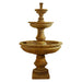 Montefalco Concrete 3 Tier Outdoor Courtyard Fountain - 1604  - Majestic Fountains