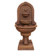 Montefalco Concrete Outdoor Wall Fountain - 1571 - Majestic Fountains