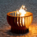 Neutron Fire Sculpture in Corten Steel by The Outdoor Plus - Majestic Fountains and More