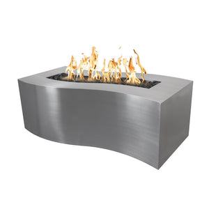 TOP Fires Billow Fire Pit in Stainless Steel by The Outdoor Plus - Majestic Fountains