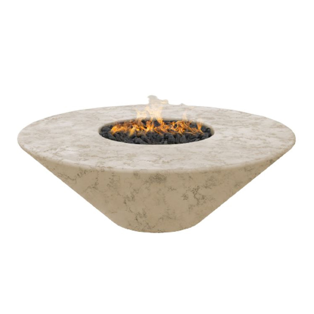 Oblique Round Fire Table - Majestic Fountains