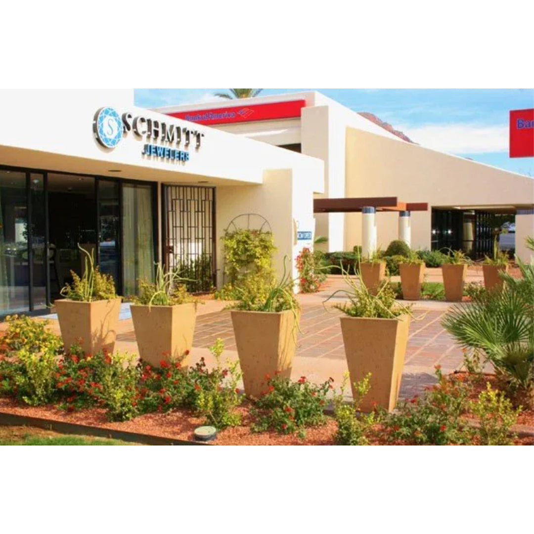 Oblique Series Vase Planters  - Majestic Fountains and More