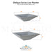 Oblique Series Low Planter - Majestic Fountains