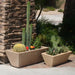 Oblique Series Rectangular Planter - Majestic Fountains