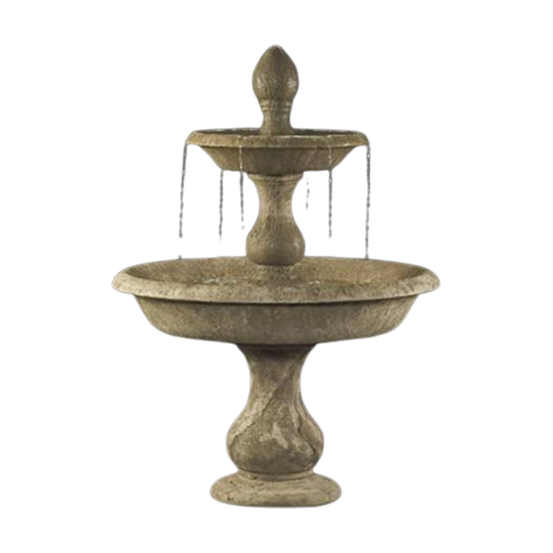 Old Toscano Fountain in Cast Stone - Majestic Fountains