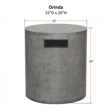 Orinda Propane Enclosure by Prism Hardscapes - Majestic Fountains and More