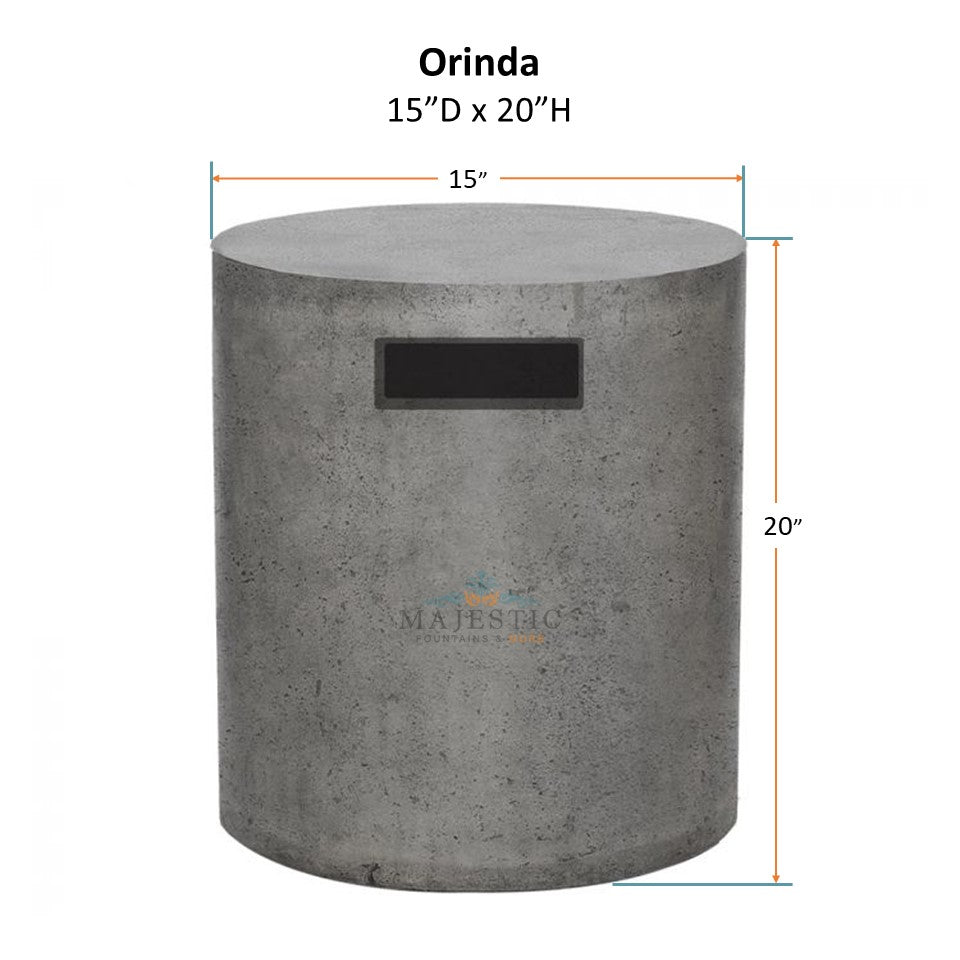Orinda Propane Enclosure by Prism Hardscapes - Majestic Fountains and More