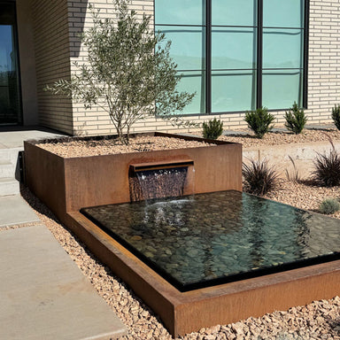 Ortona Fountain in Powder Coated Aluminum  - Majestic Fountains