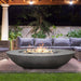 Ovale Fire Table PH-707 in GFRC Concrete - Majestic Fountains