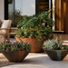 Ovale Planter in GFRC by GIST G-OVAL - Set of 3 - Majestic Fountains