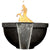 Sorrento Fire & Water Bowl in GFRC by Prism Hardscapes - Majestic Fountains and More..