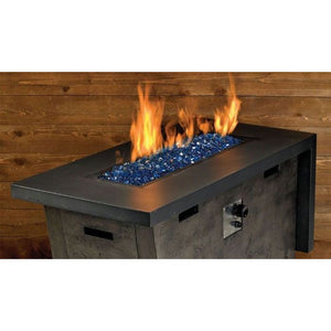 Pacific Blue Luster Fire Glass - Majestic fountains.