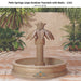 Palm Springs Large Outdoor Fountain with Basin - 1151 - Majestic Fountains and More