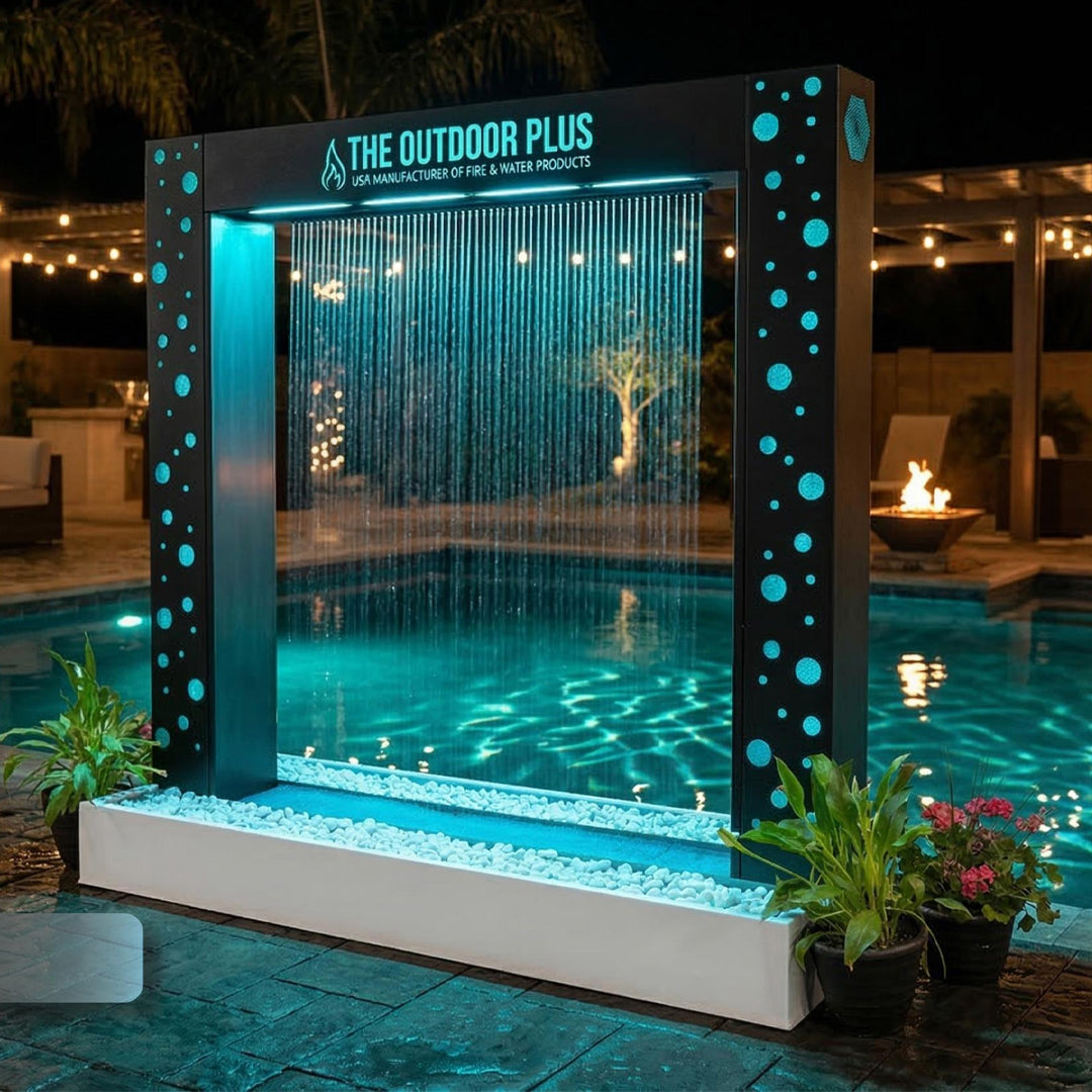 Paradise Falls Rain Curtain – Self Contained Unit in Powder Coated - Majestic Fountains