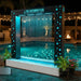 Paradise Falls Rain Curtain – Self Contained Unit in Powder Coated - Majestic Fountains