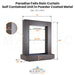 Paradise Falls Rain Curtain – Self Contained Unit in Powder Coated - Majestic Fountains
