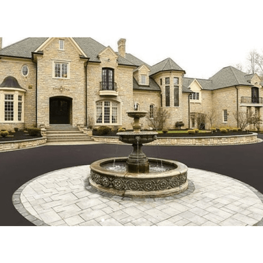 Parisienne Two Tier Fountain in Cast Stone by Campania International FT-184 - Majestic Fountains