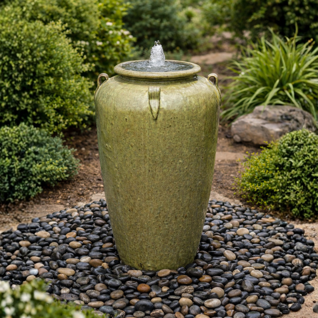 Pear Green Amphora Fountain Kit - FNT40137